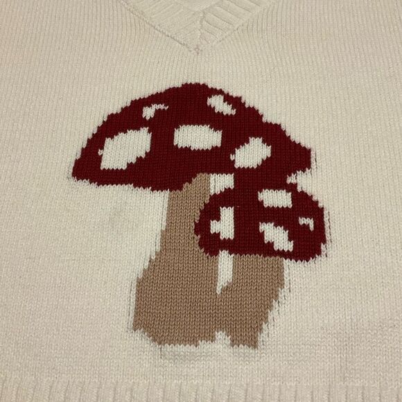 Hollister Mushroom Vest, Tank, Top, Sweater. Small. White - Picture 6 of 10